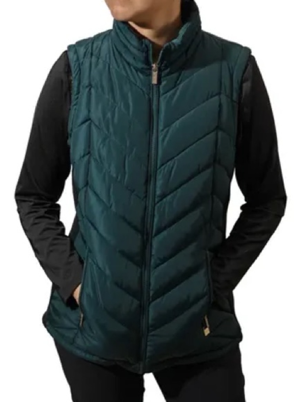 NWOT Calvin Klein Teal Quilted Puffer Vest